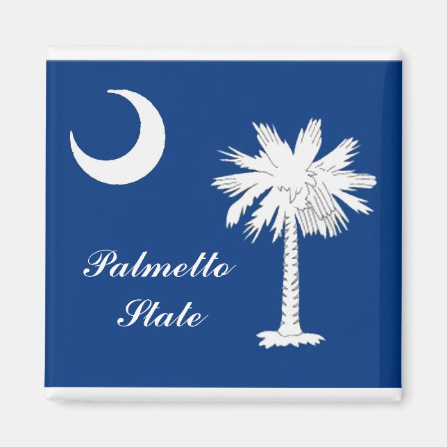Íman South Carolina Flag Magnet (Frente)