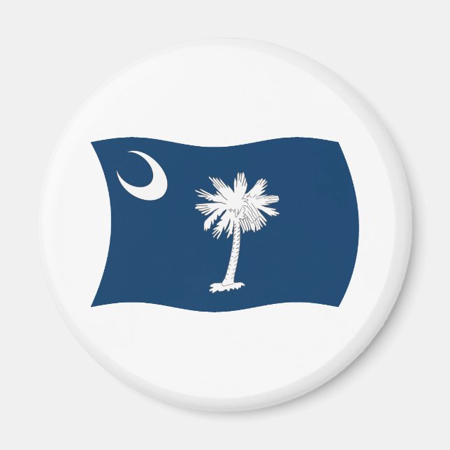 Íman South Carolina Flag Magnet (Frente)