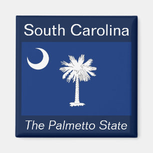 Íman South Carolina Flag Magnet