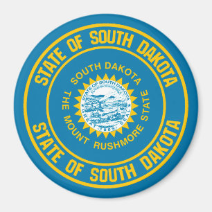 Íman South Dakota Round Emblem