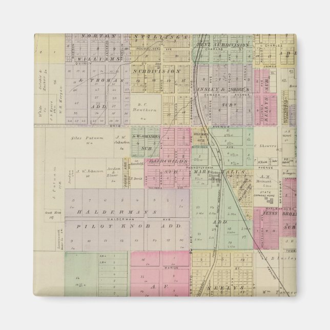 Íman South Leavenworth, Kansas (Frente)