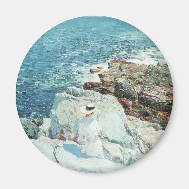 Íman South Ledges, Appledore, por Frederick Childe Hass (Frente)