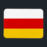 Íman South Ossetia Flag<br><div class="desc">Patriotic flag of South Ossetia.</div>