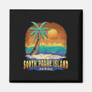Íman South Padre Island Texas Vintage aflita o sul