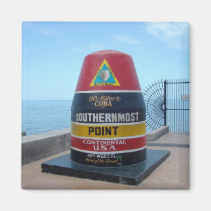 Íman South Point Buoy Key West Florida Magnet