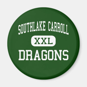 Íman Southlake Carroll - dragões - alto - Southlake