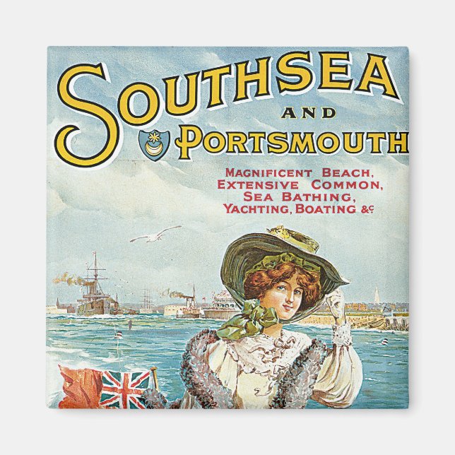 Íman Southsea e Portsmouth (Frente)
