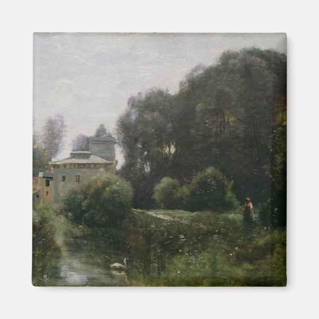 Íman Souvenir da Villa Borghezio, 1855 (Frente)