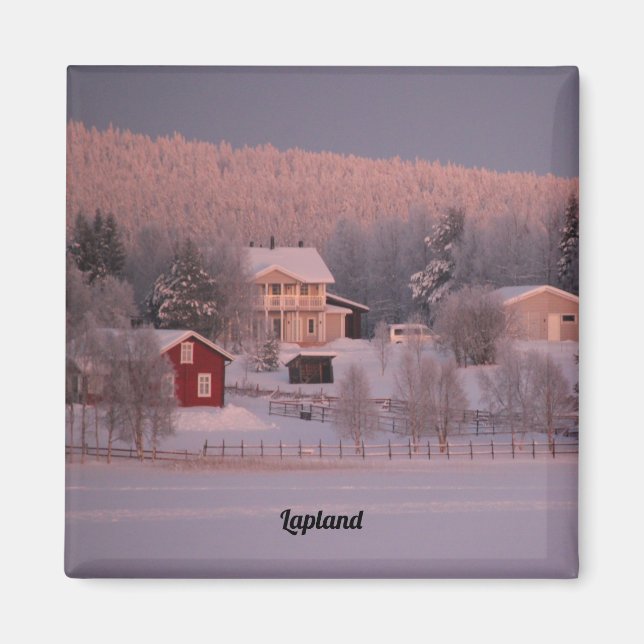 Íman Souvenir de Laponie (Frente)