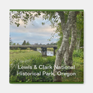 Íman Souvenir Magnet: Pk Histórico de Lewis & Clark Na