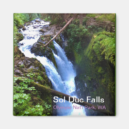 Íman Souvenir Magnet: Sol Duc Falls, Olimpiadas Natl Pa