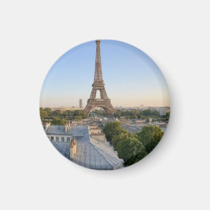 Íman Souvenir Personalizado do Horizonte de Paris