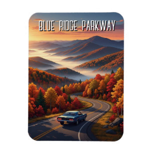 Íman Souvenir Vintage da Blue Ridge Parkway