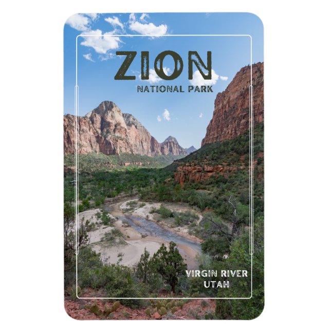 Íman Souvenirs inspiradas na natureza (Vertical)