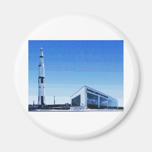 Íman Space & Rocket Center de Huntsville, Alabama (Frente)