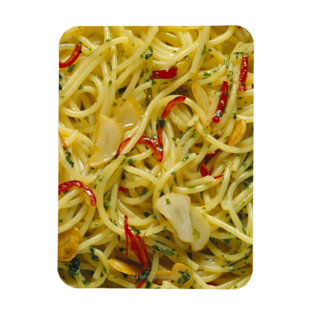 Íman Spaghetti Aglio; Olio e Peperoncino (Vertical)