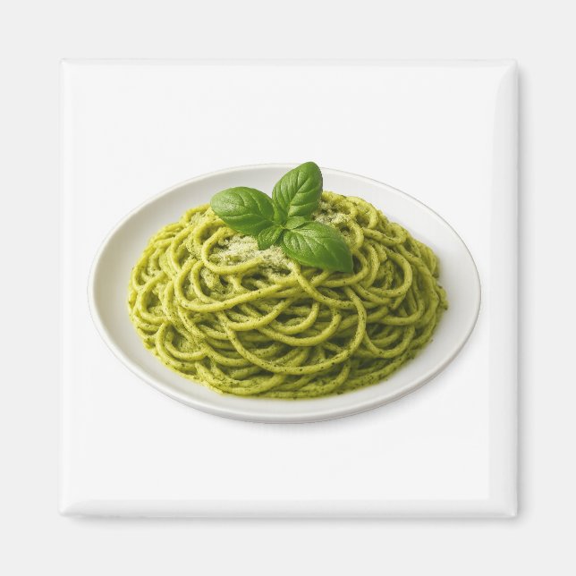 Íman Spaghetti al Pesto Magnet (Frente)