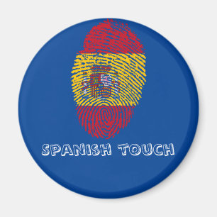 Íman Spanish touch fingerprint flag