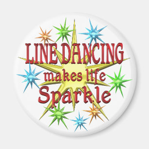 Íman Sparkles de dançarina de linha