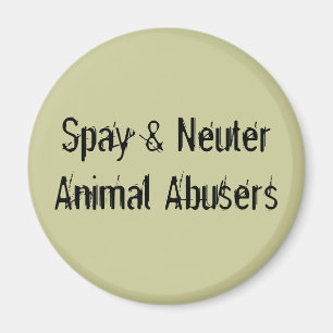 Íman Spay & neutralize os abusadores animais