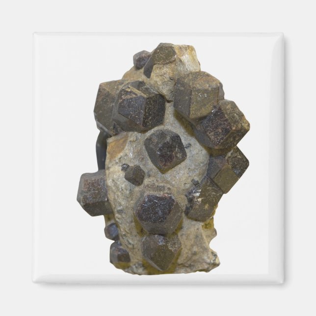 Íman Spessartite na Matriz (Frente)