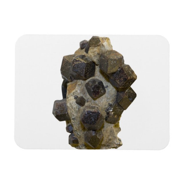 Íman Spessartite na Matriz (Horizontal)