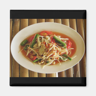 Íman Spicy Papaya Salad [Som Tam] ... Comida tailandesa
