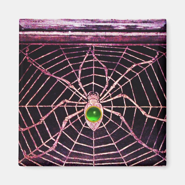 Íman SPIDER E WEB Green Emerald Black (Frente)