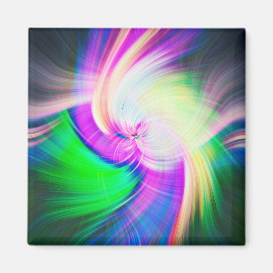 Íman SPIRALFLUO - Fratura Moderna Colorida Psicedélica