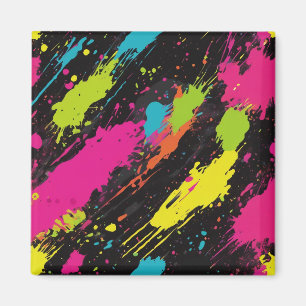 Íman Splatter retrorreflector de cores neon