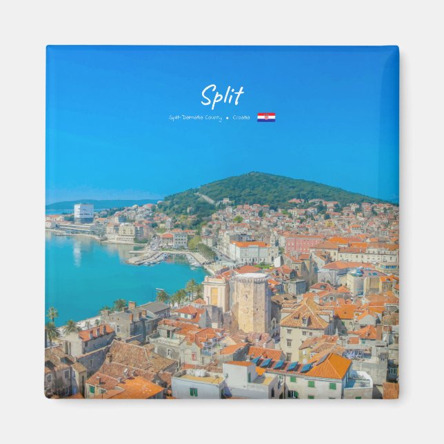 Íman Split, Croácia - Cidade Costeira (Frente)
