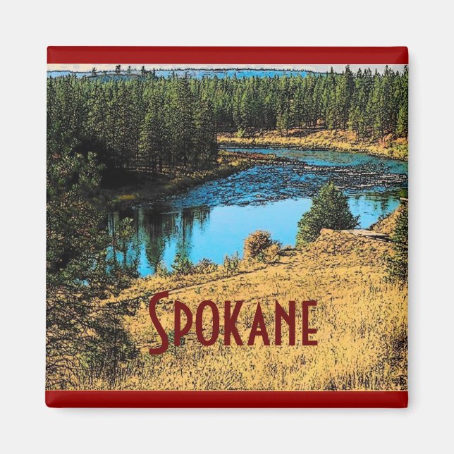 Íman Spokane Magnet (Frente)