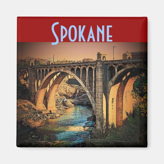 Íman Spokane Magnet (Frente)