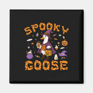 Íman Spookose Goose Engraçado Café Halloween Bruxas Bru