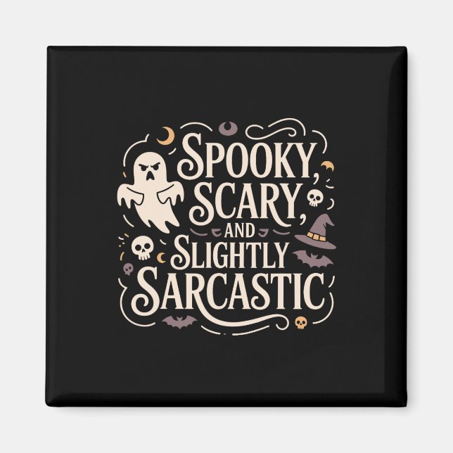 Íman Spooky Assustador Um Teto Fantasma Ligeiramente Sa (Frente)