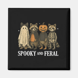 Íman Spooky E Feral Raccoon, Trendy Bonita, Sala De Mul