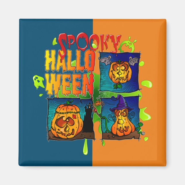 Íman Spooky Halloween (Frente)