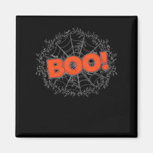 Íman Spooky Halloween Spider Web Boo Idea