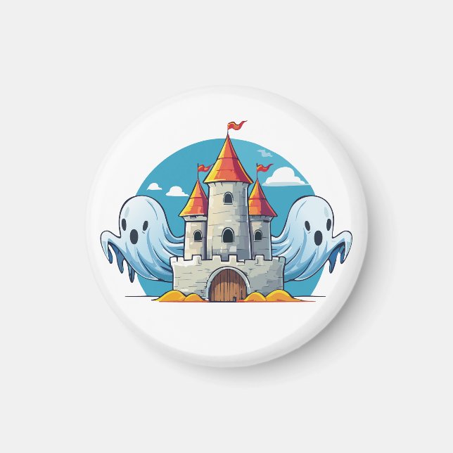 Íman spooky house and ghost (Frente)