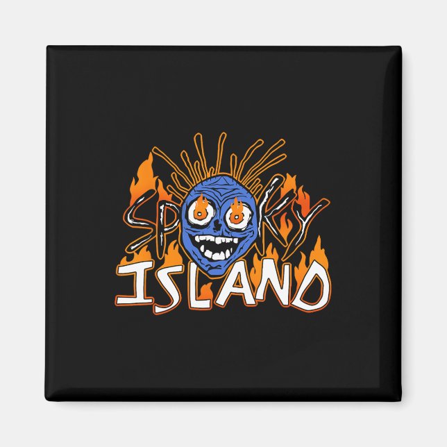 Íman Spooky Island Amusement Park Island Resort Hallowe (Frente)