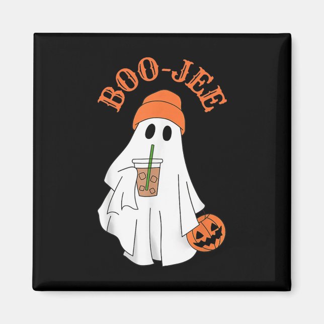 Íman Spooky Season Cute Boujee Ghost Halloween Costume (Frente)