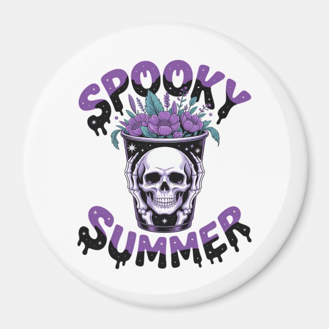 Íman Spooky Summer Skeletonsummerbetween (Frente)