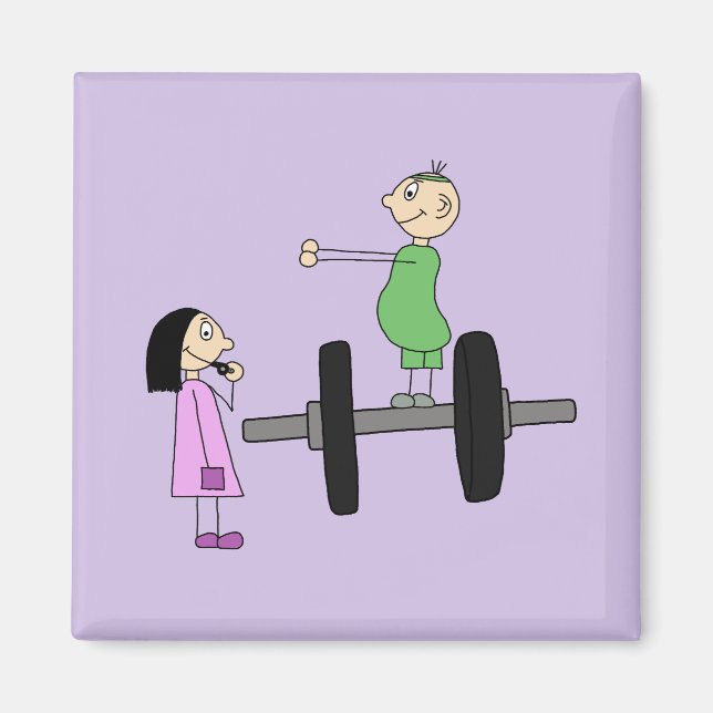 Íman Sportliches Paar (Frente)