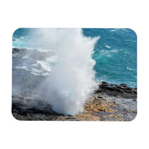 Íman Spouting Horn em Kauai, Havaí