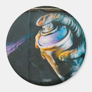 Íman Spray pode grafite mural