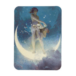 Íman Spring Scattering Stars vintage illustration