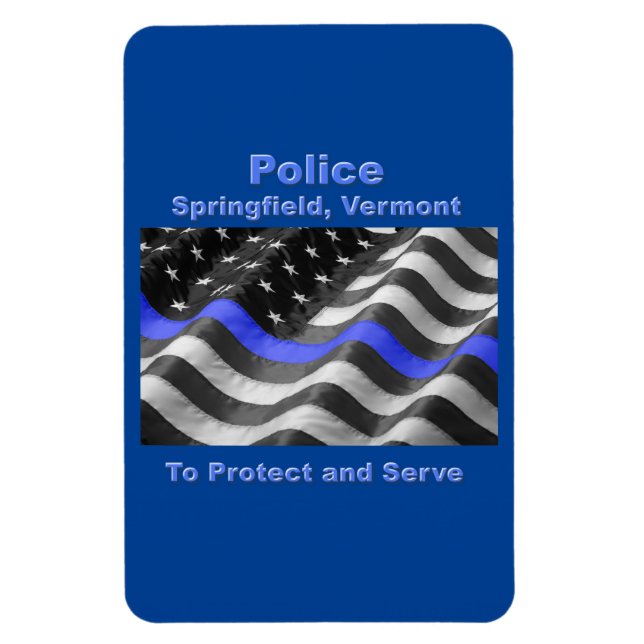Íman Springfield, Vermont. Polícia (Vertical)