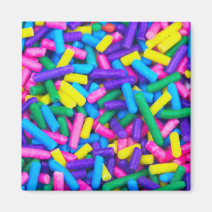 Íman Sprinkles de doce multicolorido