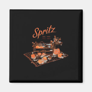Íman Spritz Veneto Itália Vinho Laranja Vintage Cauda