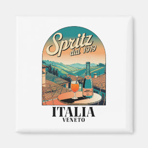 Íman Spritz Veneto Itália Vinho Laranja Vintage Cauda 2